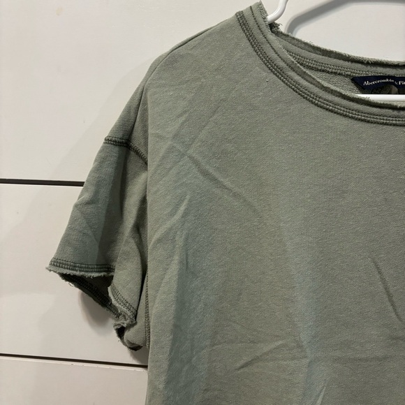 Abercrombie Green Tie Back Top - Picture 4 of 5